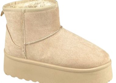 Γυναικεία Μποτάκια | Υφαντίδης | Mε Γούνα | 572564 | Μπεζ - Υφαντίδης - 